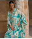 Aldana shimmer silk kaftan ( pre order ) 3 days 